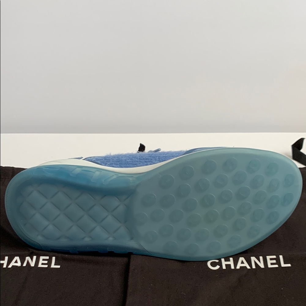 CHANEL Light Blue Sneakers - Picture 11 of 13